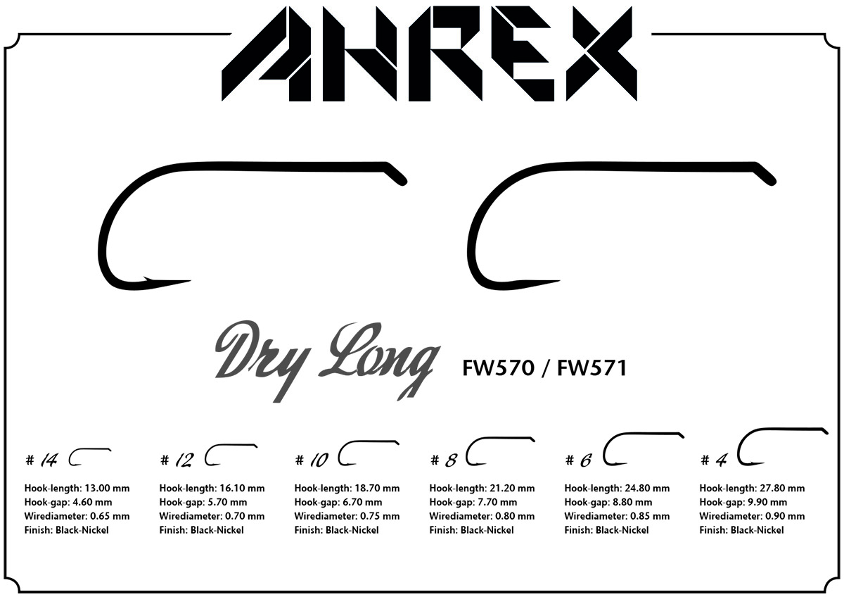 AHREX Hooks - FW570 – Dry Long