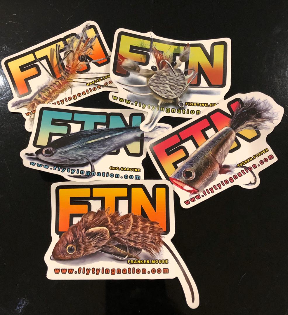FTN Signature Fly Pattern Sticker Set